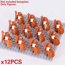 Load image into Gallery viewer, MOC Medieval Dwarf Warrior Elves Knights lotr Figures Building Blocks Accessories Armor Shield Weapon DIY Toys For Children gift
