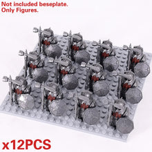 Load image into Gallery viewer, MOC Medieval Dwarf Warrior Elves Knights lotr Figures Building Blocks Accessories Armor Shield Weapon DIY Toys For Children gift
