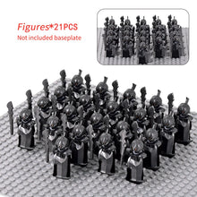 Load image into Gallery viewer, MOC Medieval lotr Figures Orc Soldiers Raider Vargr Wolf Elephant Mount Knights Building Blocks Bricks Toys for children gifts
