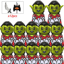 Load image into Gallery viewer, MOC Medieval lotr Figures Orc Soldiers Raider Vargr Wolf Elephant Mount Knights Building Blocks Bricks Toys for children gifts

