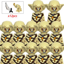 Load image into Gallery viewer, MOC Medieval lotr Figures Orc Soldiers Raider Vargr Wolf Elephant Mount Knights Building Blocks Bricks Toys for children gifts
