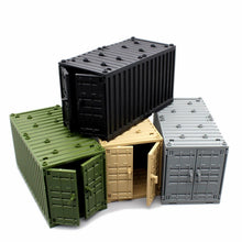 Load image into Gallery viewer, MOC Military Container Blocks Bricks Box for Boys WW2 War Base Technical Building Bricks Creative DIY Juguete Bloques Brinquedos
