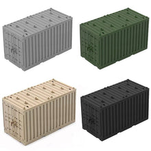 Load image into Gallery viewer, MOC Military Container Blocks Bricks Box for Boys WW2 War Base Technical Building Bricks Creative DIY Juguete Bloques Brinquedos

