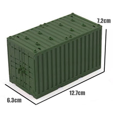 Load image into Gallery viewer, MOC Military Container Blocks Bricks Box for Boys WW2 War Base Technical Building Bricks Creative DIY Juguete Bloques Brinquedos
