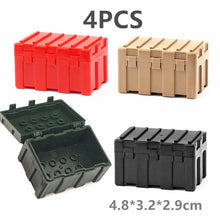 Load image into Gallery viewer, MOC Military Container Blocks Bricks Box for Boys WW2 War Base Technical Building Bricks Creative DIY Juguete Bloques Brinquedos
