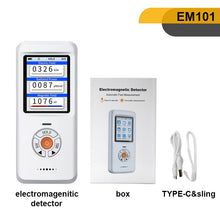 Load image into Gallery viewer, MUFASHA Electromagnetic Radiation Detector Electric Radiation Magnetic Field Measurement Handheld Lithium

