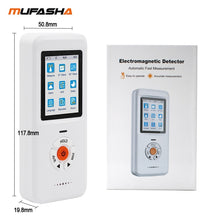 Load image into Gallery viewer, MUFASHA Electromagnetic Radiation Detector Electric Radiation Magnetic Field Measurement Handheld Lithium

