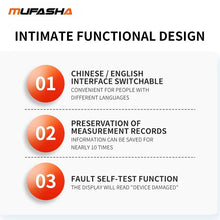 Load image into Gallery viewer, MUFASHA Nuclear Radiation Detector with Built-in Lithium Battery X-ray Y-ray B-ray Water/Dust/Falling Proof
