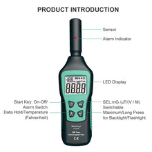 Load image into Gallery viewer, Mastfuyi EMF Meter Electromagnetic Radiation Detector High Precision Electromagnetic Wave Radiation Tester Radiation Monitor
