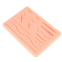 Load image into Gallery viewer, Medical Practice Traumatic Simulation Wounds  Training Teaching Model Reusable Surgical Suture Kit Pad Silicone Fake Skin Suture
