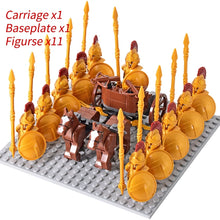 Load image into Gallery viewer, Medieval Knights mini Action Figures Building Blocks Roman Chariot Carriage Soldier War Horse Bricks Toys for Children Gift
