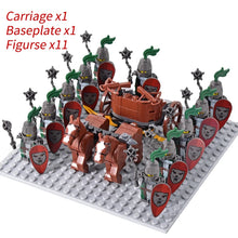 Load image into Gallery viewer, Medieval Knights mini Action Figures Building Blocks Roman Chariot Carriage Soldier War Horse Bricks Toys for Children Gift

