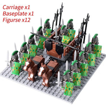 Load image into Gallery viewer, Medieval Knights mini Action Figures Building Blocks Roman Chariot Carriage Soldier War Horse Bricks Toys for Children Gift
