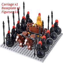 Load image into Gallery viewer, Medieval Knights mini Action Figures Building Blocks Roman Chariot Carriage Soldier War Horse Bricks Toys for Children Gift
