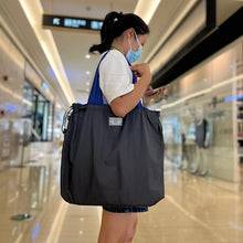 Load image into Gallery viewer, Medium Drawstring Bag Reusable Eco-friendly Tote Foldable Shopping Bag Travel Shoulder Bag Ladies Storage Bag
