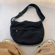 Load image into Gallery viewer, Men Crossbody Bags Retro Cargo Harajuku Shoulder All-match Large Capacity Satchels School Casual Canvas Bag Japan Style Handbag
