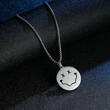 Load image into Gallery viewer, Men Statement Poker Lucky Ace of Spades Pendant Necklace Red Black Silver Color Stainless Steel Long Chain Necklaces Jewelry
