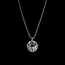Load image into Gallery viewer, Men Statement Poker Lucky Ace of Spades Pendant Necklace Red Black Silver Color Stainless Steel Long Chain Necklaces Jewelry
