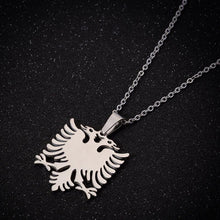 Load image into Gallery viewer, Men Statement Poker Lucky Ace of Spades Pendant Necklace Red Black Silver Color Stainless Steel Long Chain Necklaces Jewelry
