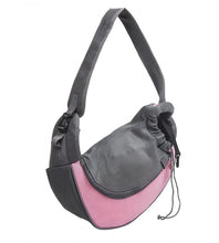 Load image into Gallery viewer, Mesh Oxford Pet Outdoor Travel Pet Puppy Carrier Handbag Pouch Single Shoulder Bag Sling Mesh Comfort Travel Tote Shoulder Bag
