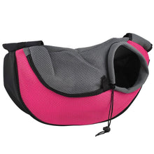 Load image into Gallery viewer, Mesh Oxford Pet Outdoor Travel Pet Puppy Carrier Handbag Pouch Single Shoulder Bag Sling Mesh Comfort Travel Tote Shoulder Bag
