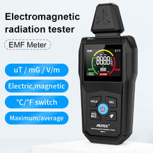 Load image into Gallery viewer, Mestek Electromagnetic Radiation Tester Detector Electric Magnetic Field Radiation EMF Meter Three Singal Measure Buzzer
