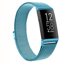 Load image into Gallery viewer, Metal Magnetic Milanese Strap For Fitbit Charge 4 3 Band Replacement Wristband Watchband For Fitbit Charge 3 SE Strap Men Female

