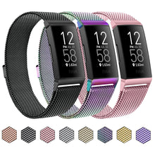Load image into Gallery viewer, Metal Magnetic Milanese Strap For Fitbit Charge 4 3 Band Replacement Wristband Watchband For Fitbit Charge 3 SE Strap Men Female
