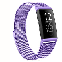 Load image into Gallery viewer, Metal Magnetic Milanese Strap For Fitbit Charge 4 3 Band Replacement Wristband Watchband For Fitbit Charge 3 SE Strap Men Female
