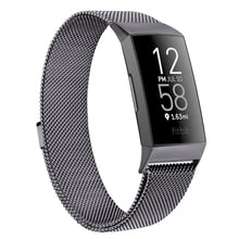 Load image into Gallery viewer, Metal Magnetic Milanese Strap For Fitbit Charge 4 3 Band Replacement Wristband Watchband For Fitbit Charge 3 SE Strap Men Female
