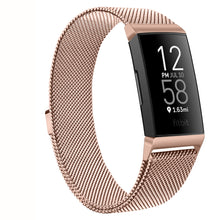 Load image into Gallery viewer, Metal Magnetic Milanese Strap For Fitbit Charge 4 3 Band Replacement Wristband Watchband For Fitbit Charge 3 SE Strap Men Female
