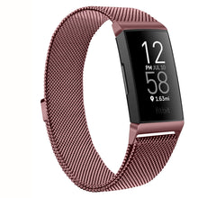 Load image into Gallery viewer, Metal Magnetic Milanese Strap For Fitbit Charge 4 3 Band Replacement Wristband Watchband For Fitbit Charge 3 SE Strap Men Female
