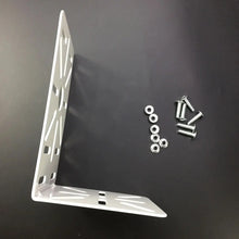 Load image into Gallery viewer, Metal Steel Vertical Mount Bracket Right angle Reinforcing Plate for CCTV 5X ZOOM PTZ Dome Camera Ceiling Mounting / Wall Mounti
