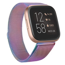 Load image into Gallery viewer, Metal Strap for Fitbit Versa 2 Lite Sense Band Wristbands For Fitbit Versa 3 Wrist Milanese Replacement Bracelet Watchband Strap
