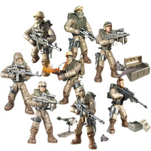 Load image into Gallery viewer, Military M2 Bradley M4 Sherman M1A2 Abrams US Tank Building Blocks Bricks Model WW2 Army Soldier Weapon Children Toys for Boys
