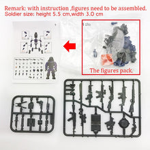 Load image into Gallery viewer, Military Special Force Soldiers Modern Action Figures with Weapon Equipment Army WW2 MOC Building Blocks Toys for Children Boys
