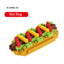 Load image into Gallery viewer, Mini Blocks Moc Fast Food Burger Ice Cream French Fries Diamond Blocks DIY Puzzle Assembly Ornament Children's Toys Holiday Gift
