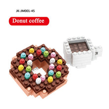Load image into Gallery viewer, Mini Blocks Moc Fast Food Burger Ice Cream French Fries Diamond Blocks DIY Puzzle Assembly Ornament Children's Toys Holiday Gift
