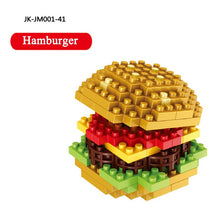 Load image into Gallery viewer, Mini Blocks Moc Fast Food Burger Ice Cream French Fries Diamond Blocks DIY Puzzle Assembly Ornament Children's Toys Holiday Gift
