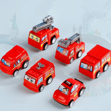 Load image into Gallery viewer, Mini Car Model Toy Pull Back Car Toys Engineering Vehicle Fire Truck Kids Inertia Cars Boy Toys Diecasts Toy for Children Gift
