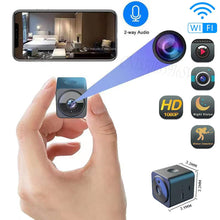 Load image into Gallery viewer, Mini Wifi Camera Full HD Two Ways AUDIO 5Hours 1080P Wireless IP Camcorder Night Vision Micro Cam Motion Detection Video DV Live
