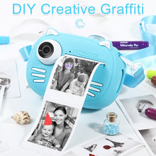 Load image into Gallery viewer, Minibear Children Camera For Kids Instant Camera 1080P Digital Camera For Children Photo Camera Toys For Girl Boy Birthday Gifts

