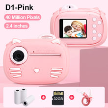 Load image into Gallery viewer, Minibear Children Camera For Kids Instant Camera 1080P Digital Camera For Children Photo Camera Toys For Girl Boy Birthday Gifts
