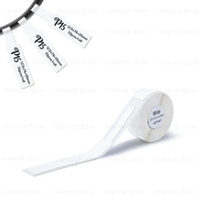 Load image into Gallery viewer, Mix Size White/Transparent P15 Thermal Label Paper Cable Wire Label Sticker Compatible for P15 P12 P11 Phomemo D30 Label Printer
