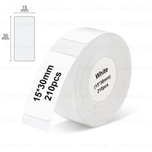 Load image into Gallery viewer, Mix Size White/Transparent P15 Thermal Label Paper Cable Wire Label Sticker Compatible for P15 P12 P11 Phomemo D30 Label Printer
