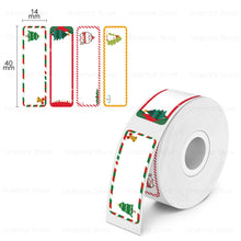 Load image into Gallery viewer, Mix Size White/Transparent P15 Thermal Label Paper Cable Wire Label Sticker Compatible for P15 P12 P11 Phomemo D30 Label Printer
