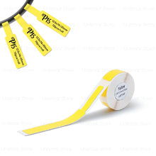 Load image into Gallery viewer, Mix Size White/Transparent P15 Thermal Label Paper Cable Wire Label Sticker Compatible for P15 P12 P11 Phomemo D30 Label Printer
