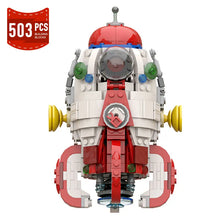 Load image into Gallery viewer, Moc Pikmined S.S. Dolphin Ship Rocket Building Block Set Anime Cartoon Space Rocket Freight Aircraft Brick Toys Xmas Gifts

