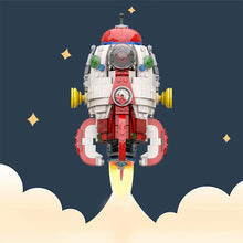 Load image into Gallery viewer, Moc Pikmined S.S. Dolphin Ship Rocket Building Block Set Anime Cartoon Space Rocket Freight Aircraft Brick Toys Xmas Gifts
