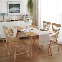 Load image into Gallery viewer, Modern Table Runner Simple Nordic Style Beige Table Flag Handmade Tassel Cotton Linen Tablecloth Bed Runners Table Decoration
